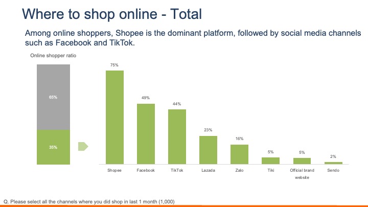 Where do Vietnamese consumers shop?